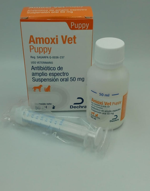 Amoxi Vet Puppy 50 mg frasco 50 ml ( Amoxivet )