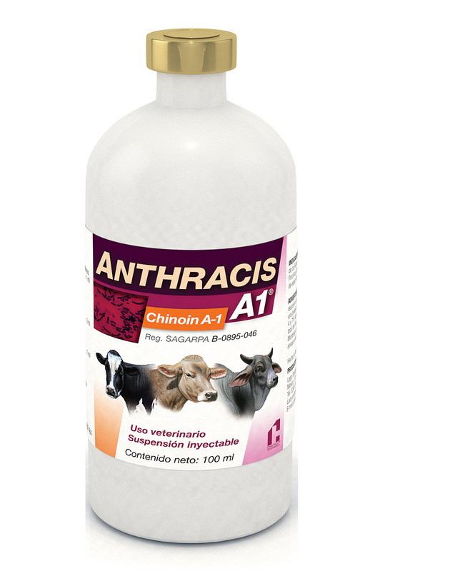 Anthracis Chinoin A-1 Frasco con 100 ml (50 dosis) REQUIERE TRANSPORTARSE EN FRÍO LLAME PARA COTIZAR ENVÍO