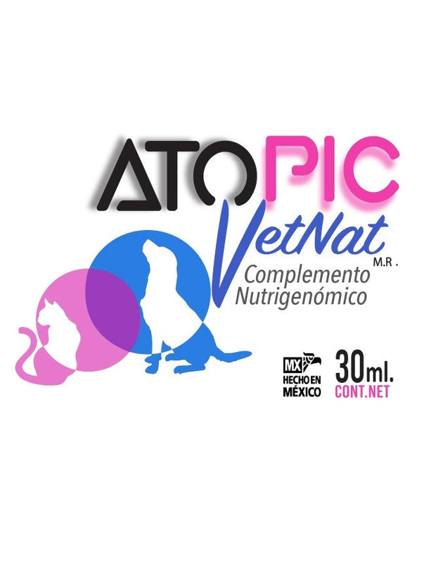 Atopic VetNat Gotas 30 mL  ( Alergias ) AtopicVetNat DESCONTINUADO