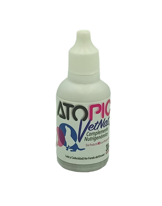 Atopic VetNat Gotas 30 mL  ( Alergias ) AtopicVetNat DESCONTINUADO