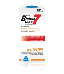 Biobac 7 Vias 50 dosis  Frasco de 250 ml REQUIERE TRANSPORTARSE EN FRÍO LLAME PARA COTIZAR ENVÍO