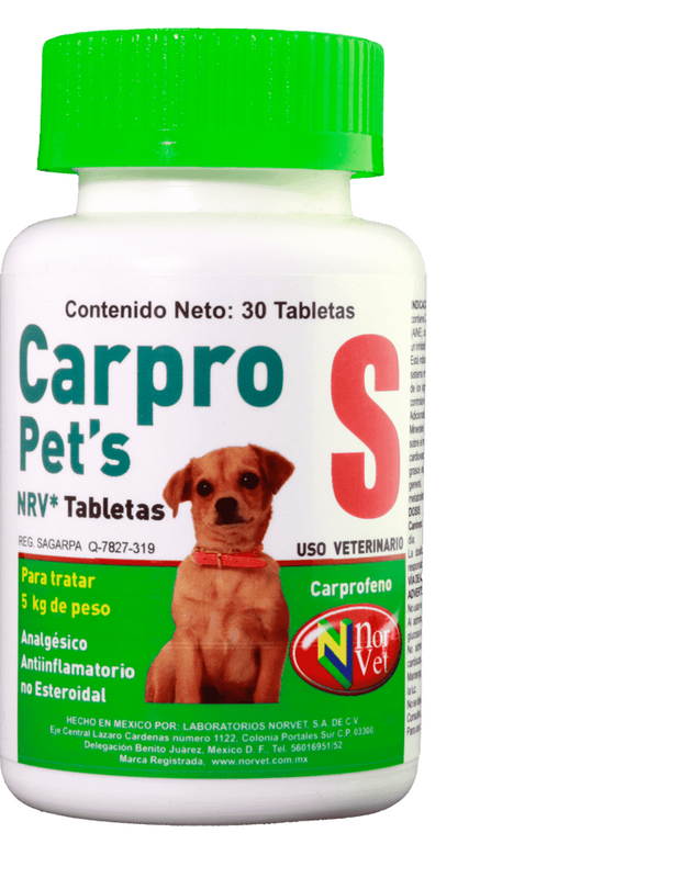 Carpro Pets S NRV 30 tabletas  ( Carprofeno )