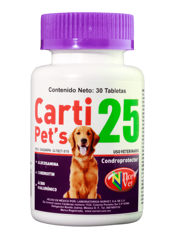 Carti pet's 25 NRV 30 tabletas