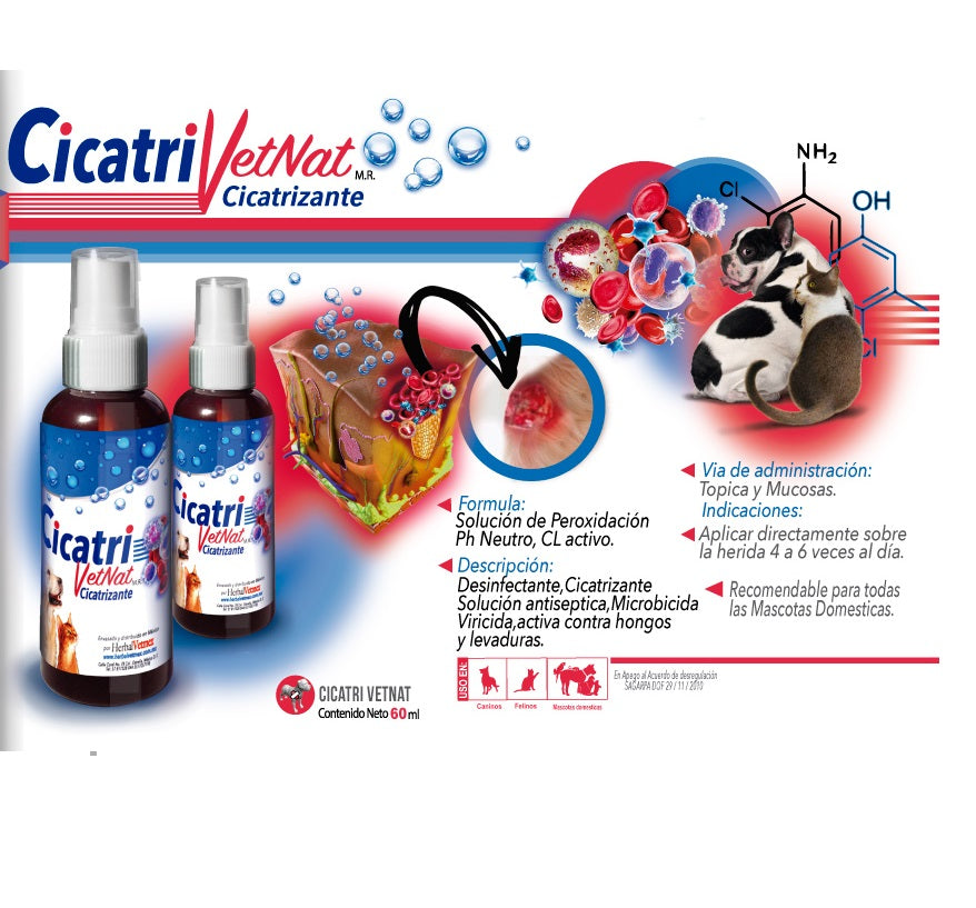 Cicatri VetNat 30 mL ( Cicatrizante ) CicatriVetNat