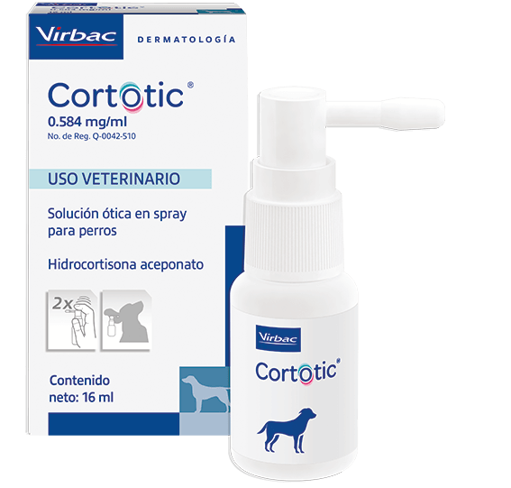 Cortotic 16 mL ( Solución ótica para perros, en spray)