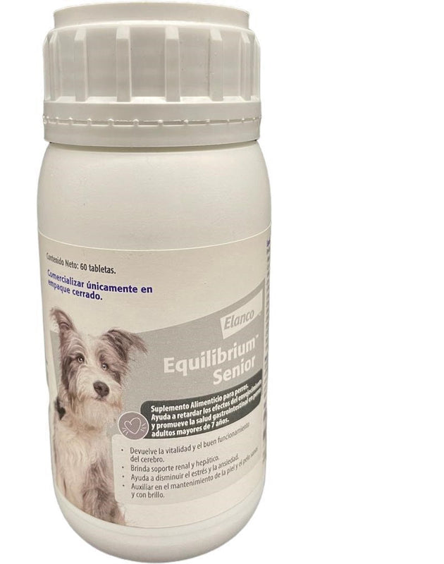 Equilibrium Senior 60 Tabletas (Suplemento para perros de edad avanzada)