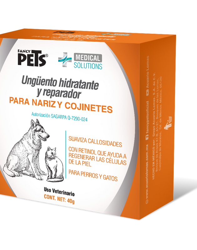 Ungüento Hidratante y Reparador (nariz, cojinetes, codos y rodillas)