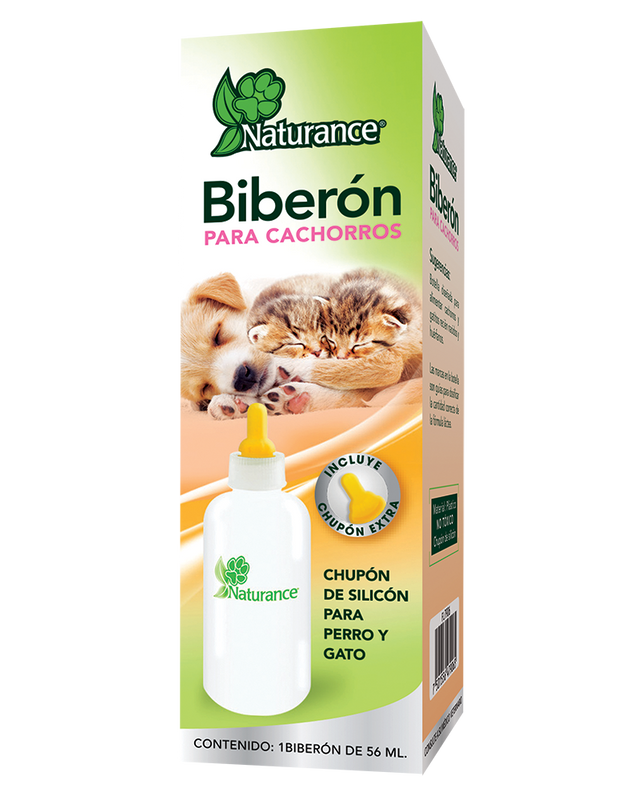 Biberon para cachorros 56 mL Naturance ( mamila )