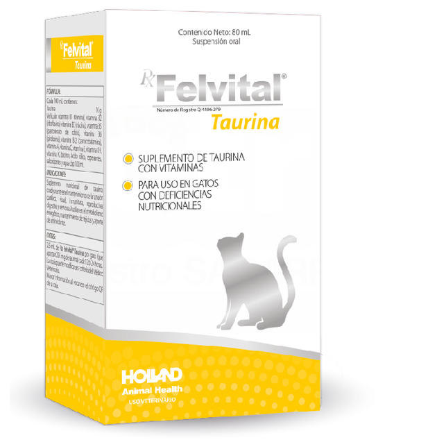 Felvital Taurina Suspensión Oral Gatos 80 mL