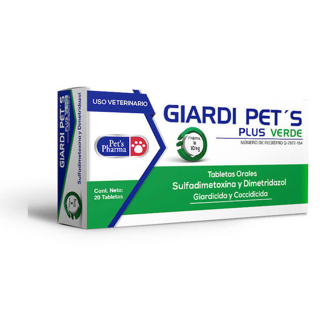 Giardi Pets Plus Verde 20 tabletas