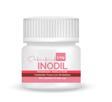 Inodil 1 mg  28 tabletas ( Pimobendan  )