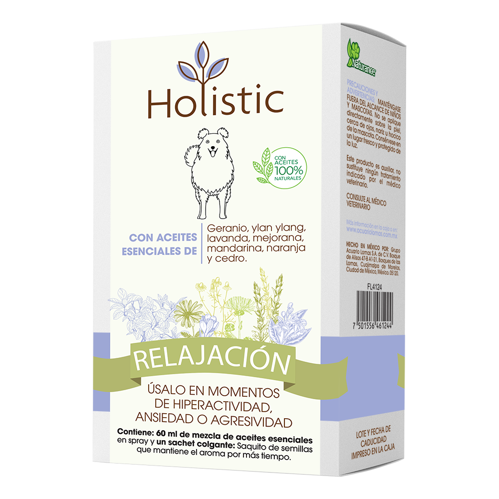 Holistic Relajación 60 mL  (Hiperactividad, Ansiedad o Agresividad ) Aromaterapia