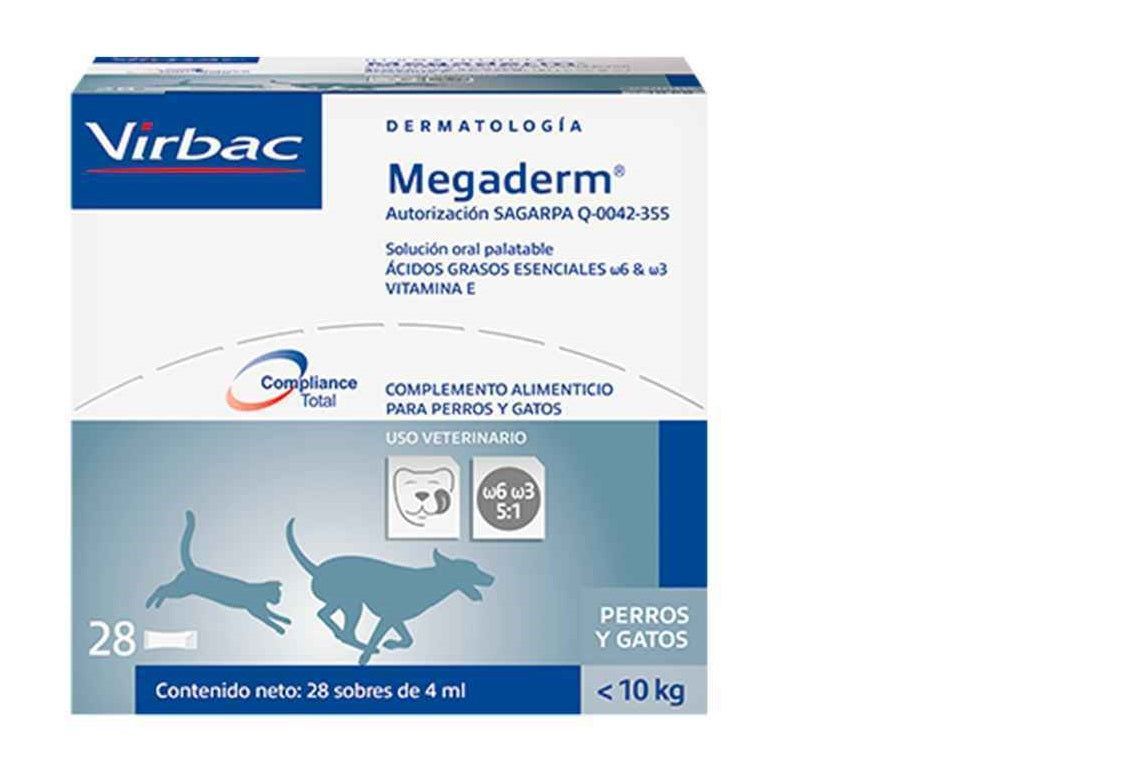 Megaderm 28 sobres 4 mL ( acidos grasos vitamina E )