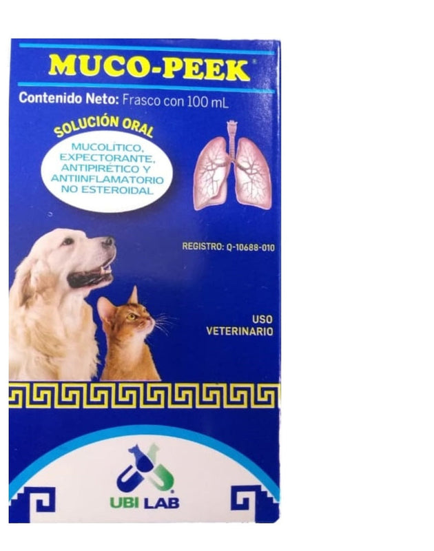 Muco-Peek 100 mL ( mucolítico, expectorante, antipirético y antiinflamatorio )