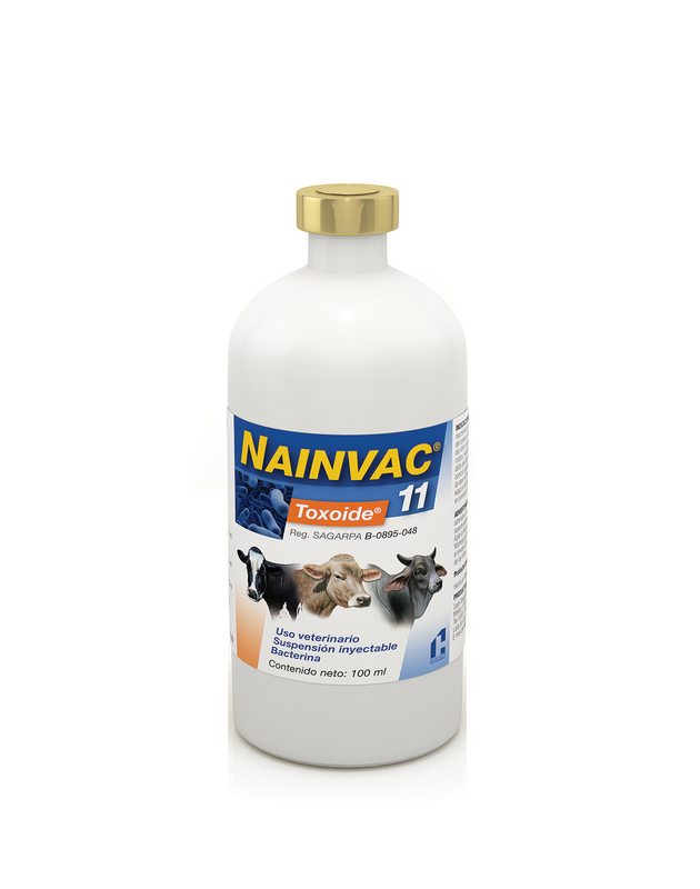 Bacterina Nainvac 11 Frasco con 100 ml (20 dosis) REQUIERE TRANSPORTARSE EN FRÍO LLAME PARA COTIZAR ENVÍO