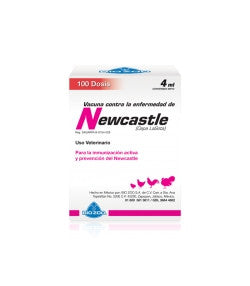 Newcastle Frasco con 25 dosis ( 1 ml ) REQUIERE TRANSPORTARSE EN FRÍO LLAME PARA COTIZAR ENVÍO