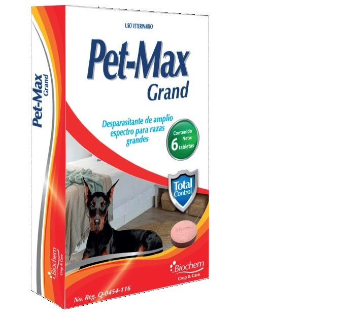 Pet Max Grand 6 tabletas ( Razas Grandes )