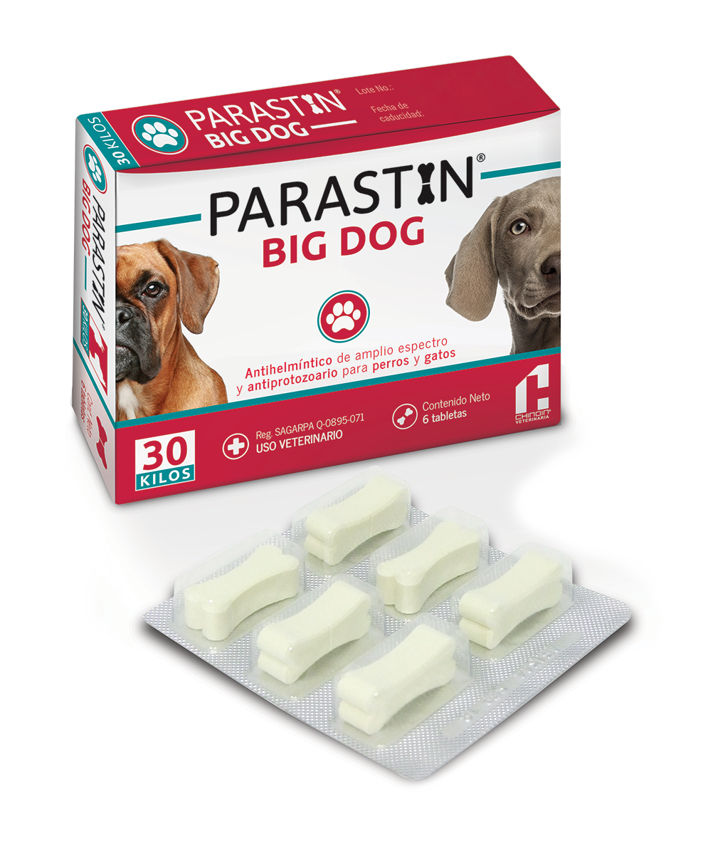 Parastin Big Dog (30 kg) Caja con 6 Tabletas