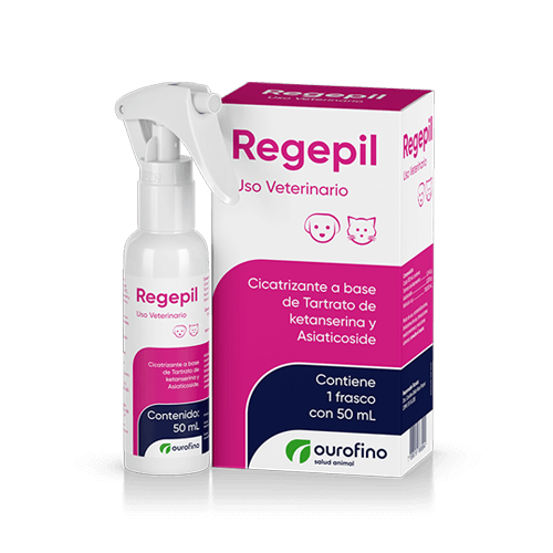 Regepil 50 mL  ( Cicatrizante Tartrato de Ketanserina y Asiaticoside )