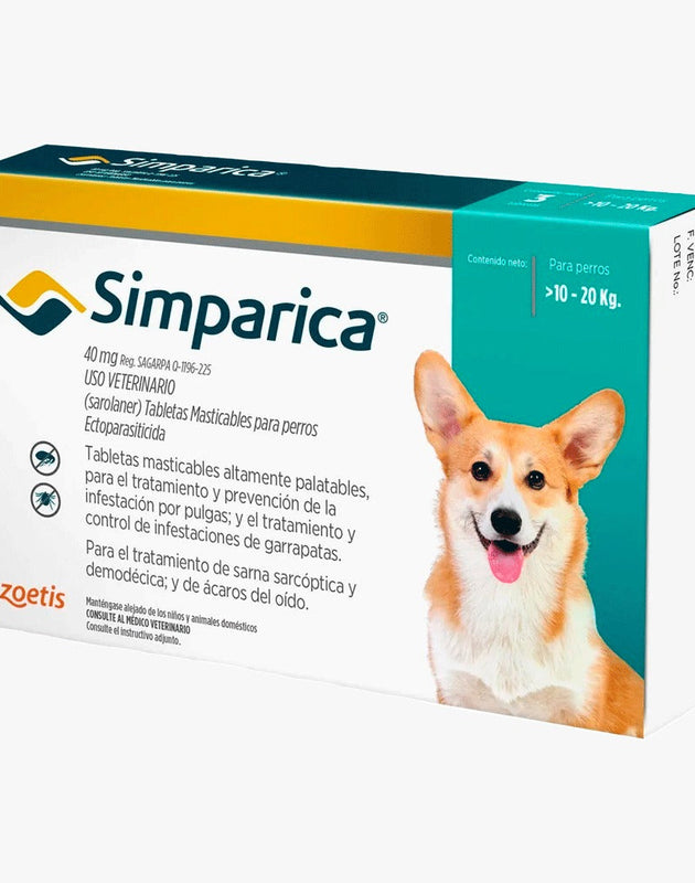 Simparica 40 mg ( 10-20 kg ) 1 tableta