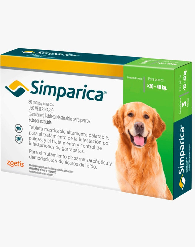 Simparica 80 mg ( 20-40 kg ) 1 tabletas