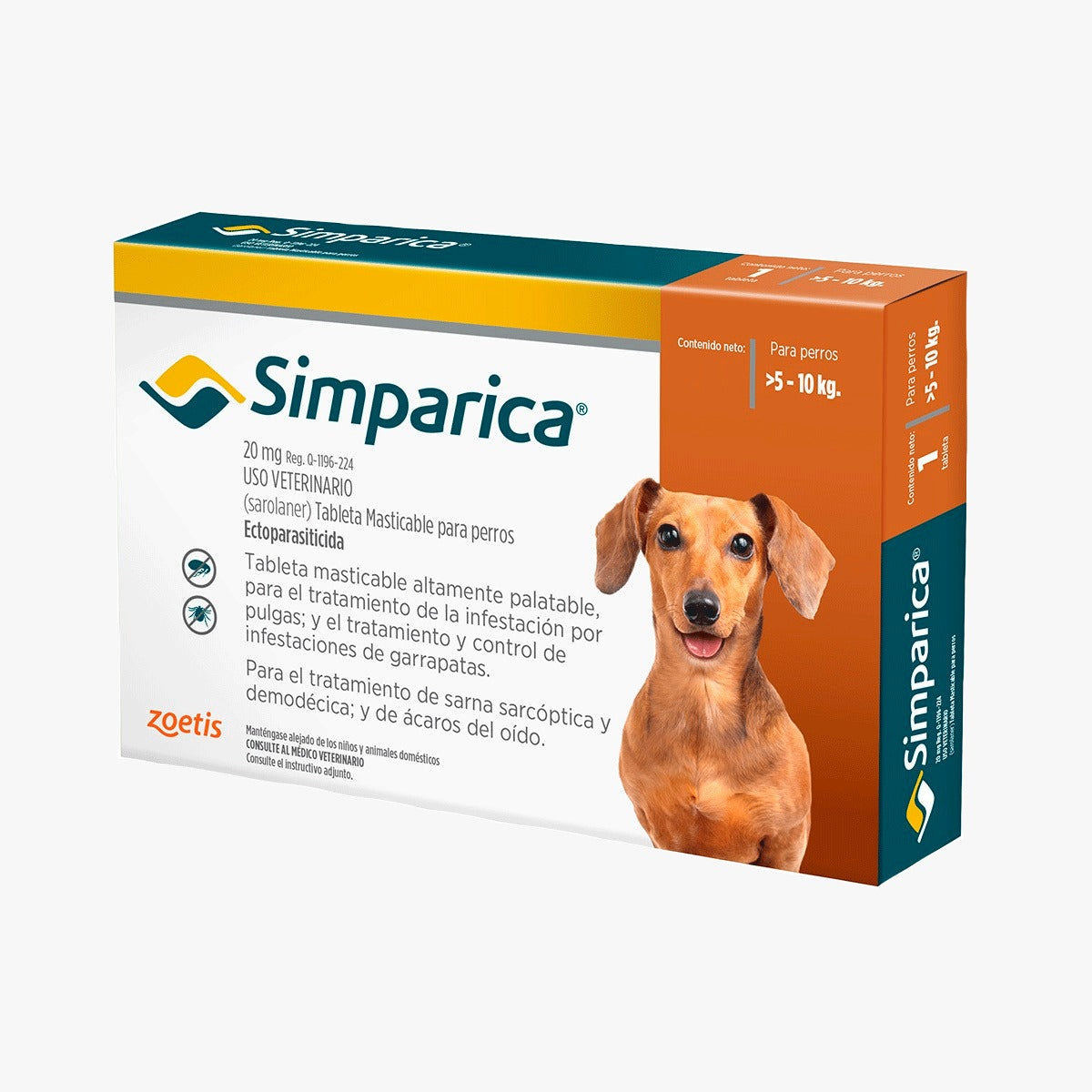 Simparica 20 mg ( 5-10 kg ) 1 tableta