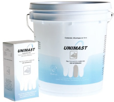 Unimast Jeringa de 10 ml Cubeta con 40