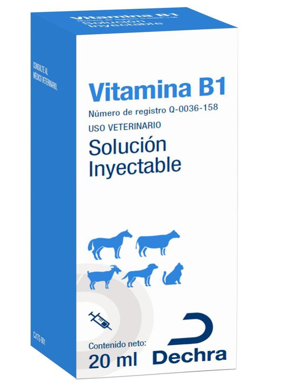 Vitamina B1 Frasco ámpula 20 ml