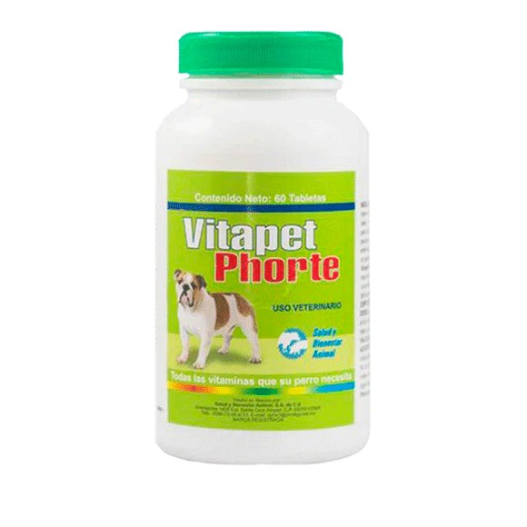 Vitapet Phorte 60 Tabletas ( Vitaminas y Minerales ) AGOTADO TEMPORALMENTE