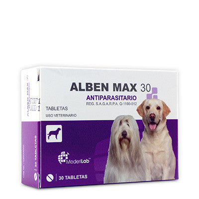 Alben Max 30 Caja con 30 Tabletas