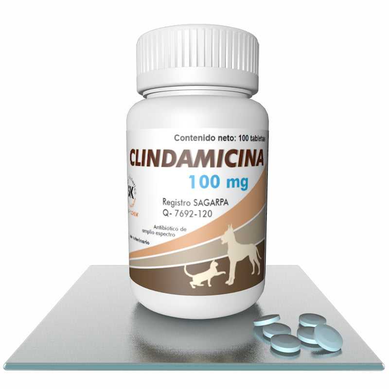 Clindamicina 100 mg  100 Tabletas (Smart Kinetics)