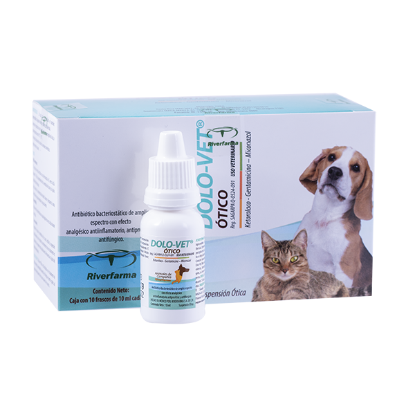 Dolo-Vet Ótico Frasco Gotero de 10 ml