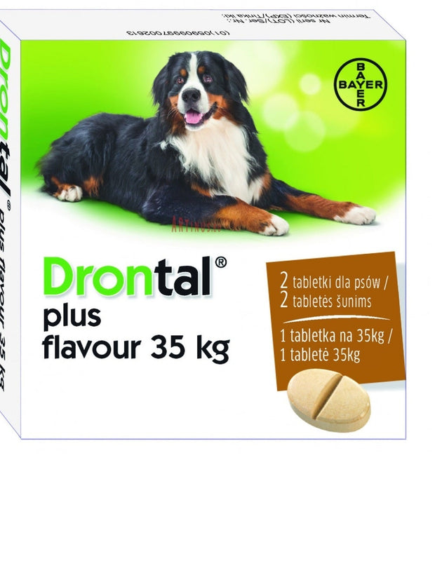 Drontal Dog Perros Grandes (35 kg)  24 Tabletas