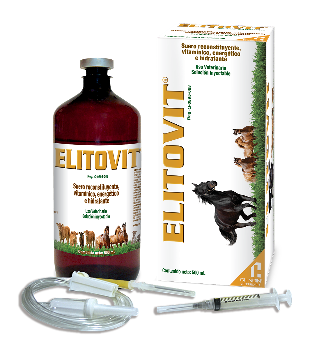 Elitovit Sirver Suero Inyectable 500 ml (Con equipo de aplicación)