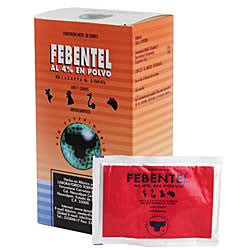 Febentel Oral Mezcla para alimento al 4% Sobre de 12.5 gr