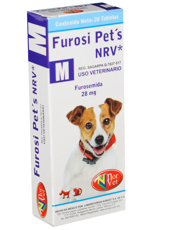 Furosi Pets NRV M 28 MG ( Furosemida )