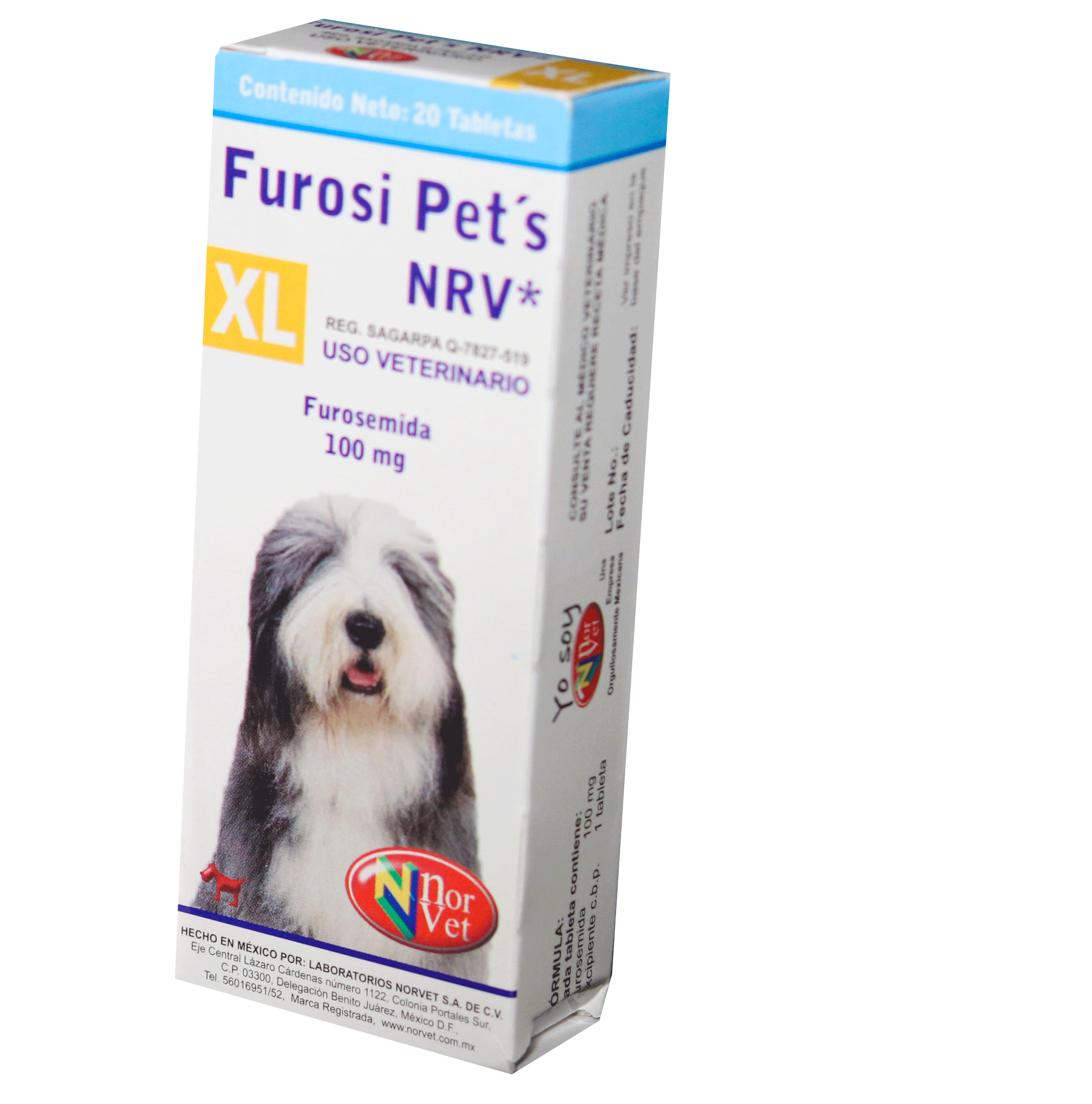 Furosi Pets NRV XL 100 MG ( Furosemida )