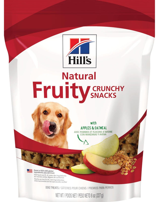 Crunchy Fruity Snacks with Apples & Oatmeal Dog Treat 227 gr ( Premios con manzana y avena para perros)