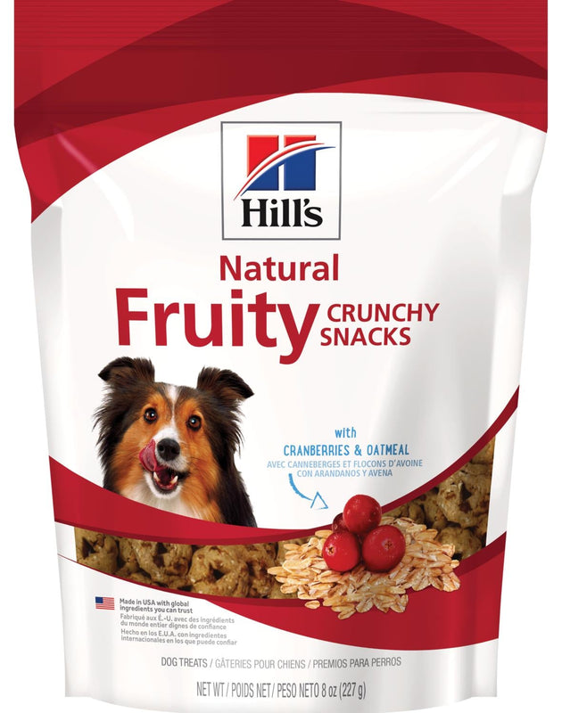 Crunchy Fruity Snacks with Cranberries & Oatmeal Dog Treat 227 gr ( Premios con arándano y avena para perros) )