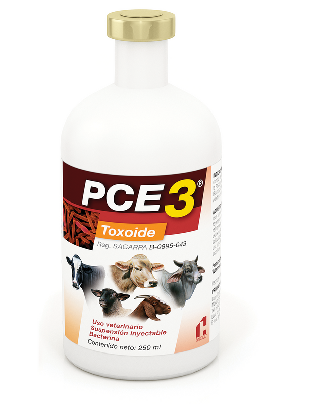 Bacterina Toxoide Triple Chinoin PCE3 Frasco con 250 ml (50 dosis) REQUIERE TRANSPORTARSE EN FRÍO LLAME PARA COTIZAR ENVÍO