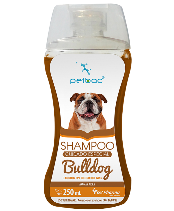 Shampoo Petbac Cuidado Especial BULL DOG 250 mL