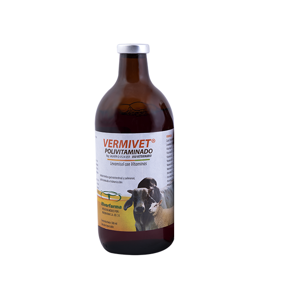 Vermivet Polivitaminado Frasco con 500 ml